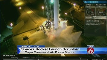 SpaceX launch aborted in last seconds