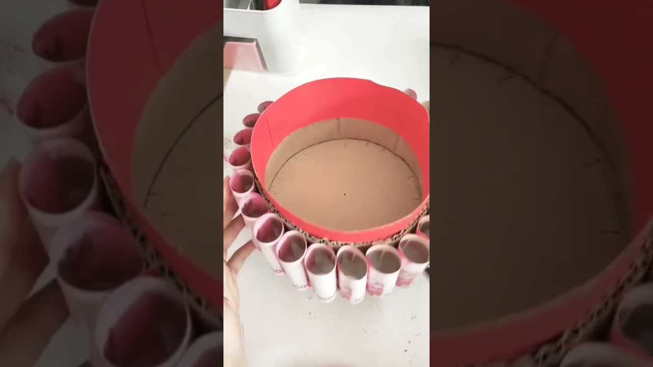 money cake dari kardus versi kecilnya 