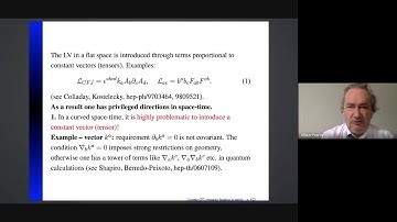 Lorentz symmetry breaking in gravity - Prof. Albert Petrov (Em português)