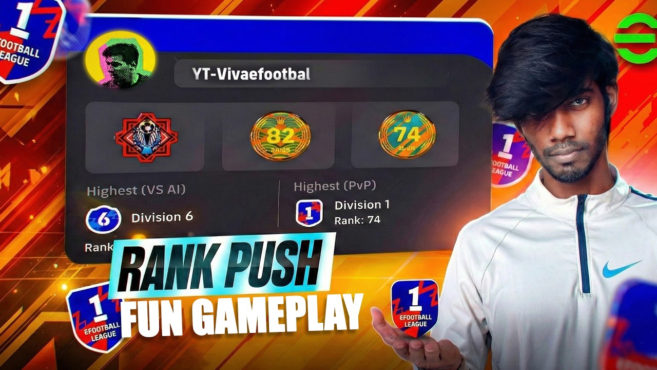 Division push and New romario gameplay🔥🫂 eFootball Mobile LIVE 🔴#efootball #efootballmobileupdate