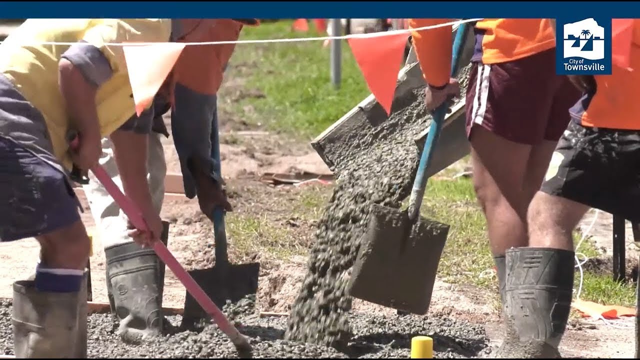 Footpath works support 15 local jobs - YouTube