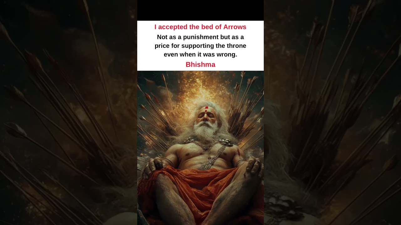🔥 Bhishma’s Legendary Quote on Loyalty & Sacrifice | The Bed of Arrows Explained! 