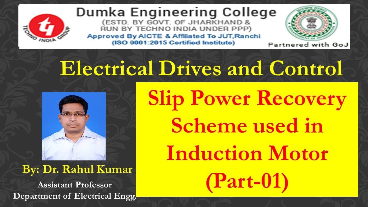 Slip Power Recovery Scheme used in Induction Motor|Static Scherbius ...
