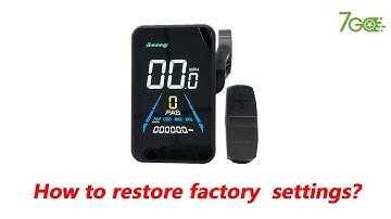 how to restore factory settings