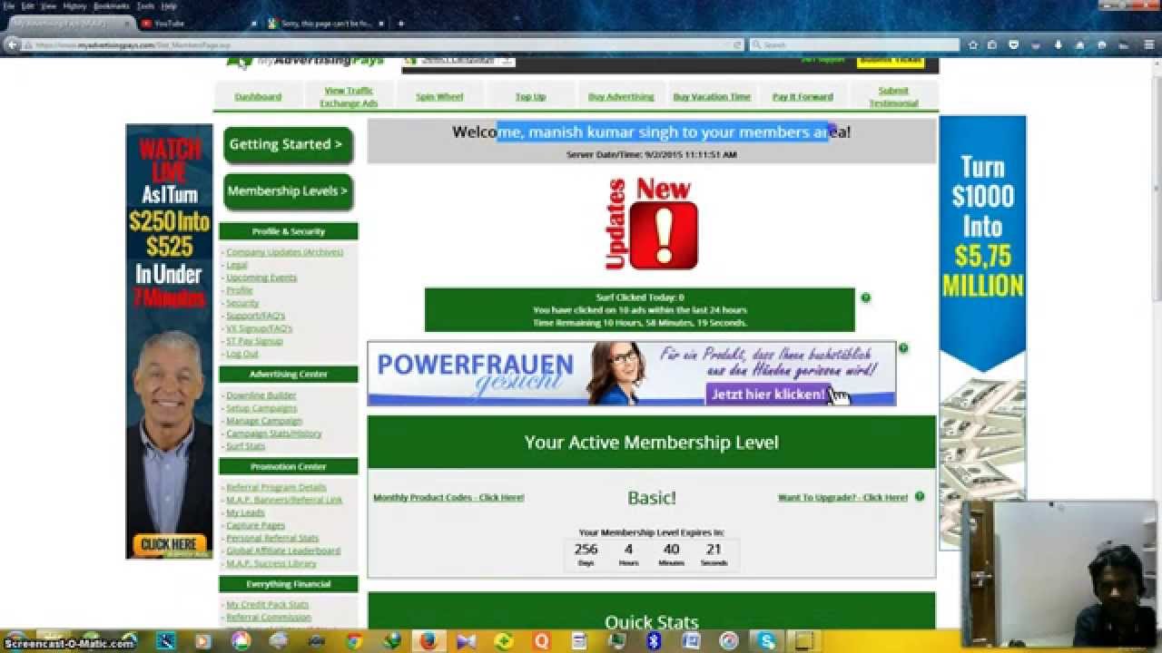 My Advertising Pays (HINDI VIDEO) Askneerajsingh.com (Dashboard presentation)