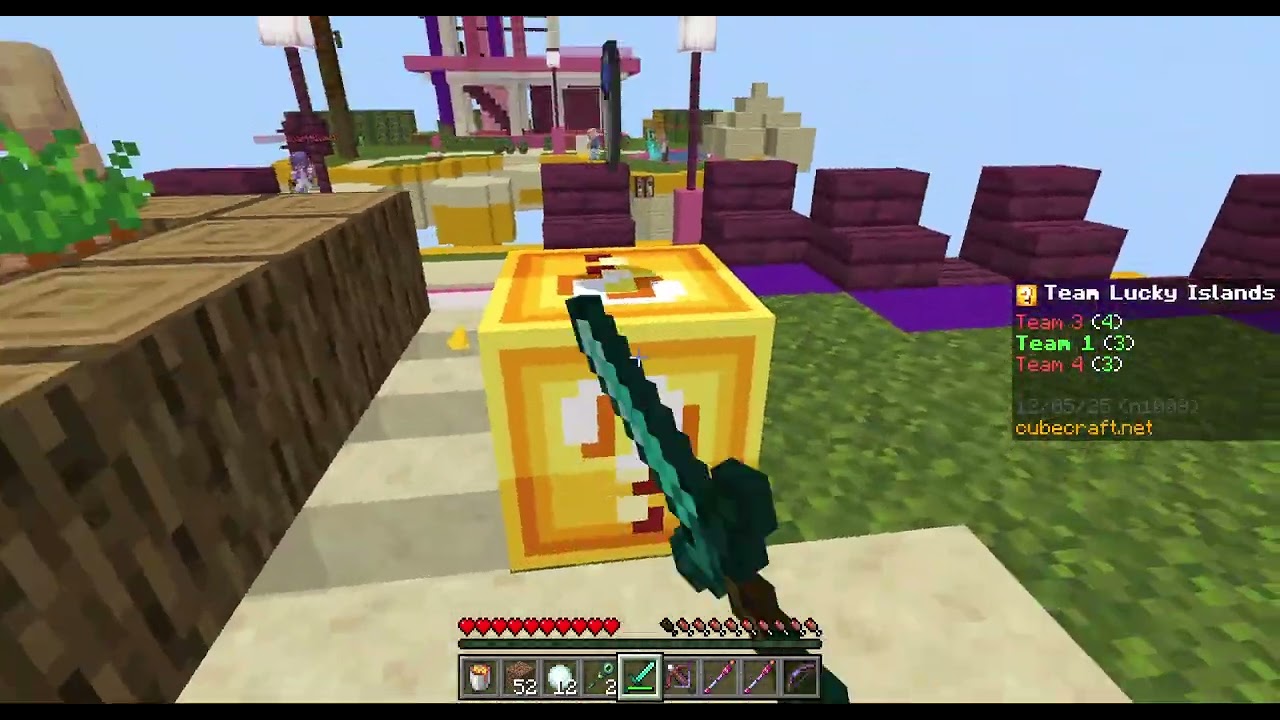 Using Elevator to Trick Enemy | Lucky Blocks Gameplay 479 | Minecraft