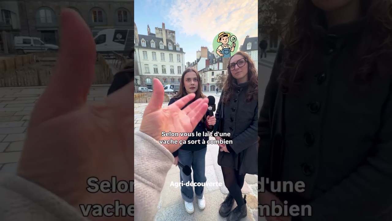 À quelle température sort le lait de la vache ?
