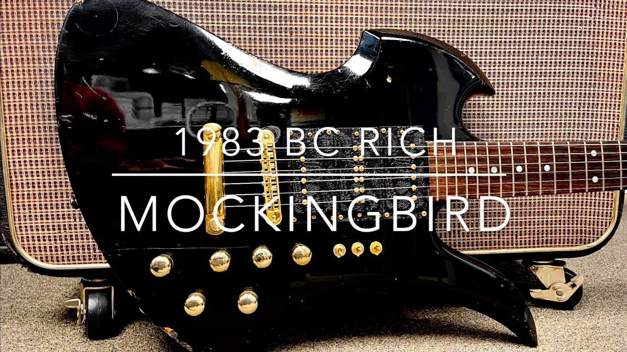 Ｂ．Ｃ．ＲＩＣＨ　　ＭＩＮＩ　ＭＯＣＫＩＮＧＢＩＲＤ My first electric guitar - BC Rich Mockingbird - YouTube