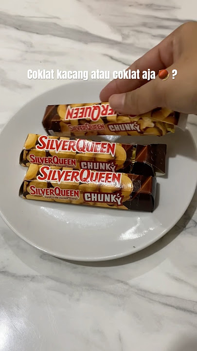 Silverquees coklat kacang jya enak banget isi tiga #chocolate #silverqueen #jajanan #food #hunting