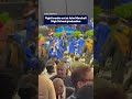 Fight breaks out at high school graduation