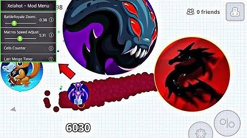 NEW MACRO MOD MENU | AGARİO MACRO ZOOM İOS FONT MOD MENU أغاريو ماكرو الجديد (Snay.io)