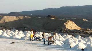 Salt Mining At Afdera Lake 1