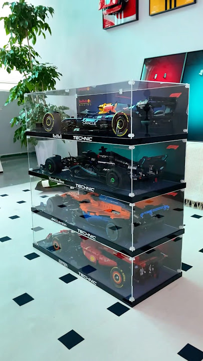 Display case for Sf-24 42207.Diy you know hou to display lego F1 cars?#lego #afol #icuanuty #ferrari