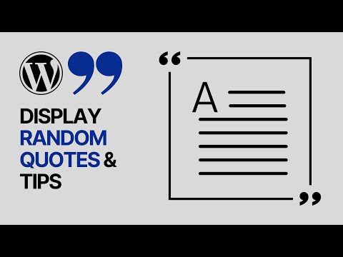 How to Show Random Quotes & Tips in Your WordPress Sidebar For Free?