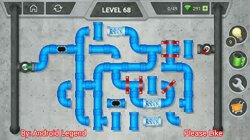 Pipeline Extra Level 68 All 3 stars By Pixign, Android Solution