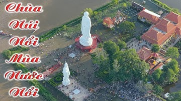 Chùa Núi Nổi mùa nước nổi hàng trăm người đến tắm đồng