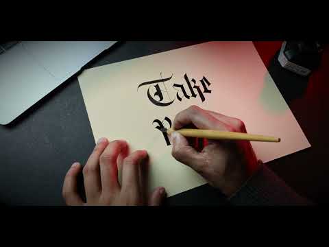ASMR Calligraphy | Take Risks!