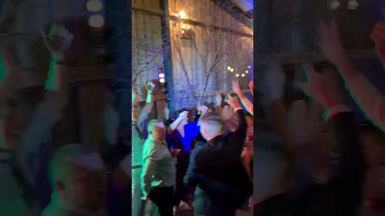 Mr Brightside singalong at Cheshire Woodland Weddings