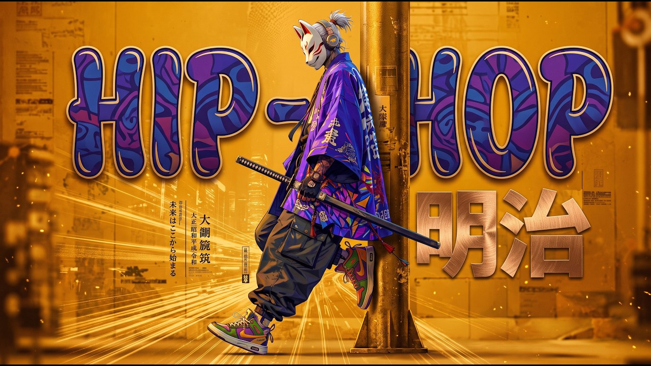 CRIMSON BUSHIDO — Epic Samurai Rap & Shamisen Beats | Full Album