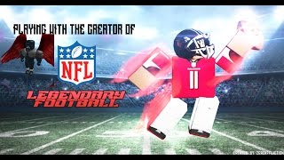 Legendary Football Playing With Cabbler Must Watch Youtube - roblox why cabbler got banned