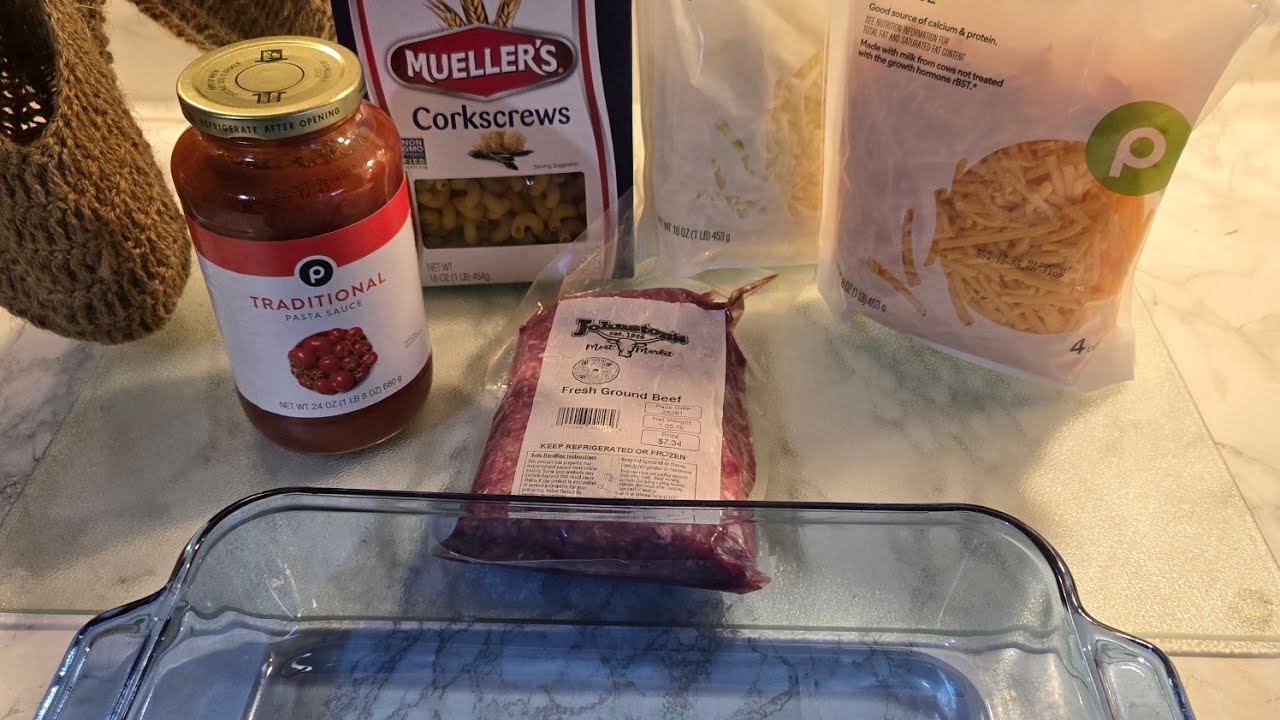 # 6 Cheap Easy Meals for my Brother - Pasta Bake