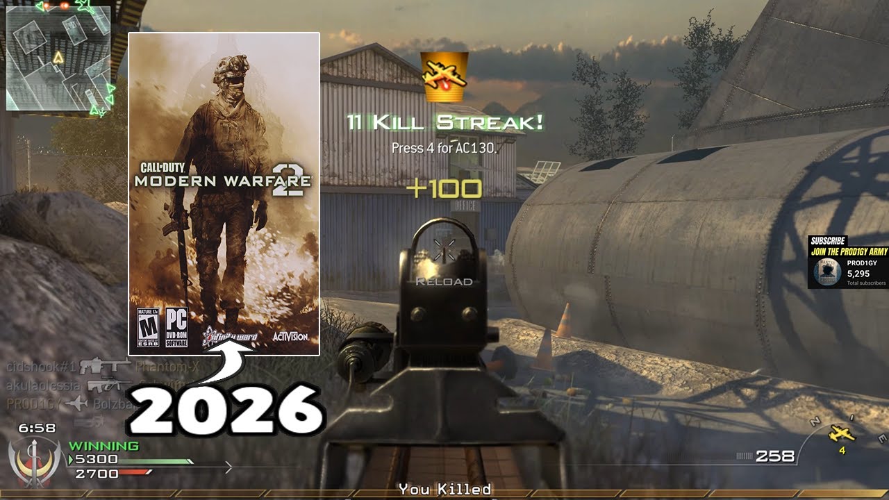 MW2 In 2026 Is EASY: INSANE "P90 SILENCED" NUKE ON SCRAPYARD TDM!