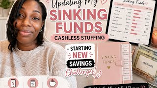 Resetting My Sinking Funds + Cashless Stuffing 💰 (Starting NEW Savings Challenges!)