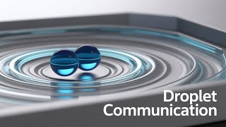 Droplets Talking to Each Other Without Touching