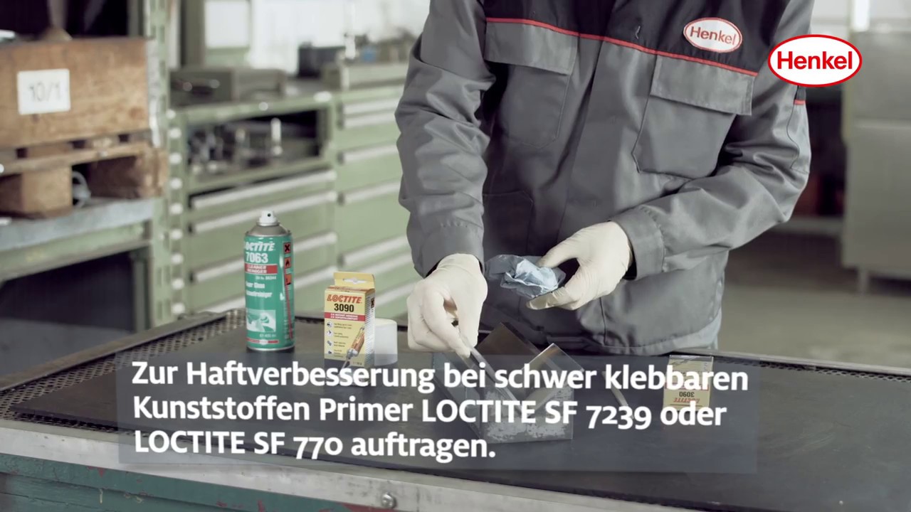 Loctite 3090 Verarbeitung mit Spritzenpistole