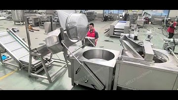 Snacks frying machine, deoiling machine, Seasoning machine，batch fryer