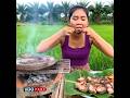 Grilled Snake Feast – Girl’s Unique Exotic Food Experience 🐍 | VDO park #mukbang #vdopark #food