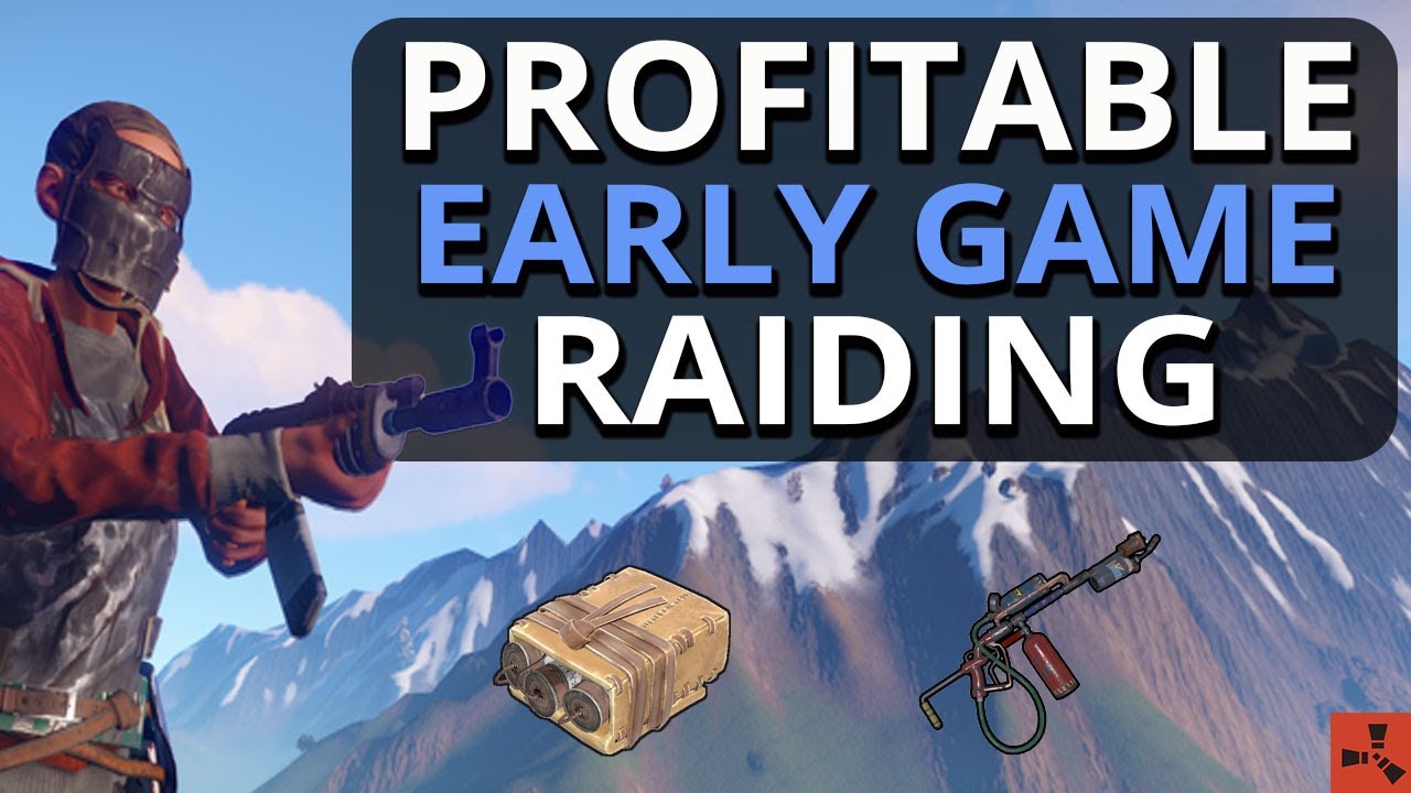 Great PROFIT From Early Game RAIDING!! Rust Solo Survival Gameplay ...
