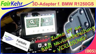 3D-Adapter f. Garmin Zumo XT an BMW R 1250 GS Adventure HP (K51)