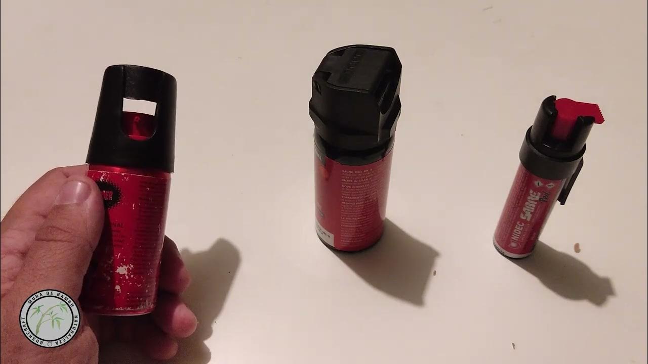 Review/ Revisión rápida Spray y gel de pimienta (Red Sabre) en español