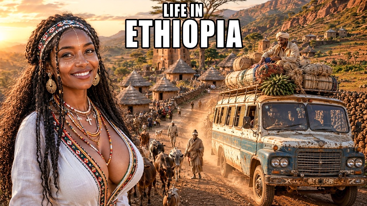 Still from Living in Ethiopia | How People Thrive Where Time Runs 8 Years Behind | 4K Travel Documentary