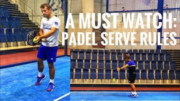 Padel Serve Rules