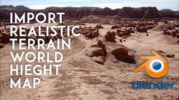 Import Real world height map in blender 2.91 | Hindi | Terrain.Party