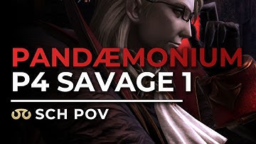 Asphodelos Fourth Circle Savage Phase 1 (P4S P1) Clear - SCH POV