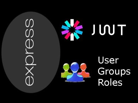 jwt login , user roles permissions, express