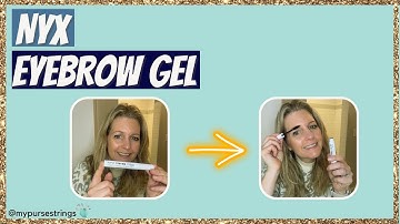 NYX Control Freak Eyebrow Gel Demo