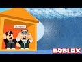 Tsunami Geliyor Saklan! Hayatta Kalma Oynadık - Panda ile Roblox Tsunami Survival