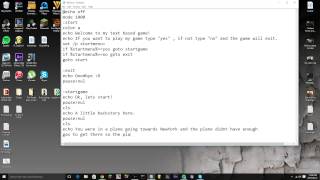 TIME LAPSE (CODING A GAME IN BATCH/CMD - PART 1