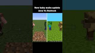 New Baby Mobs Update Java Vs Bedrock