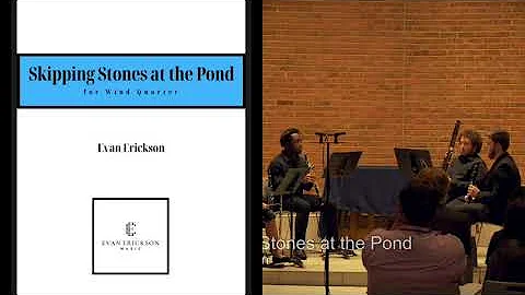 Skipping Stones at the Pond - Evan Erickson