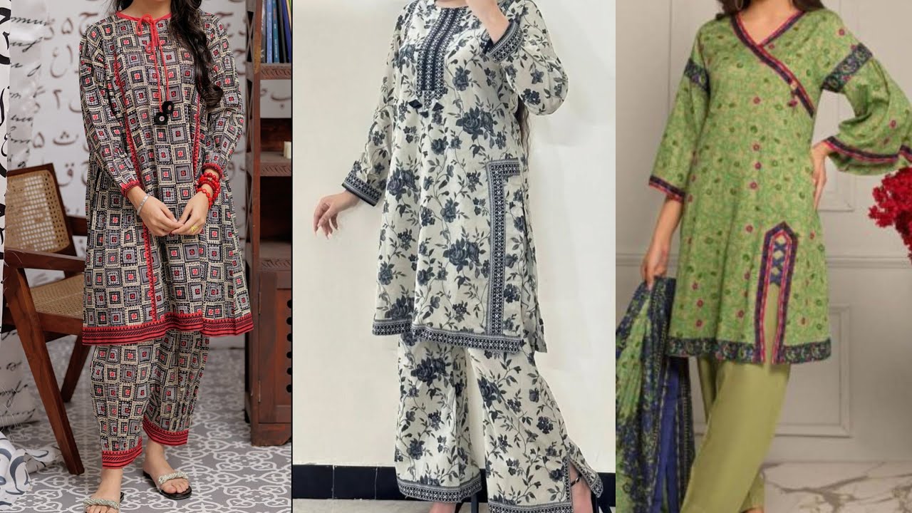 Stylish Winter Border Patti Dress Designs||Winter Dress Beautiful Designing K Sath Ideas