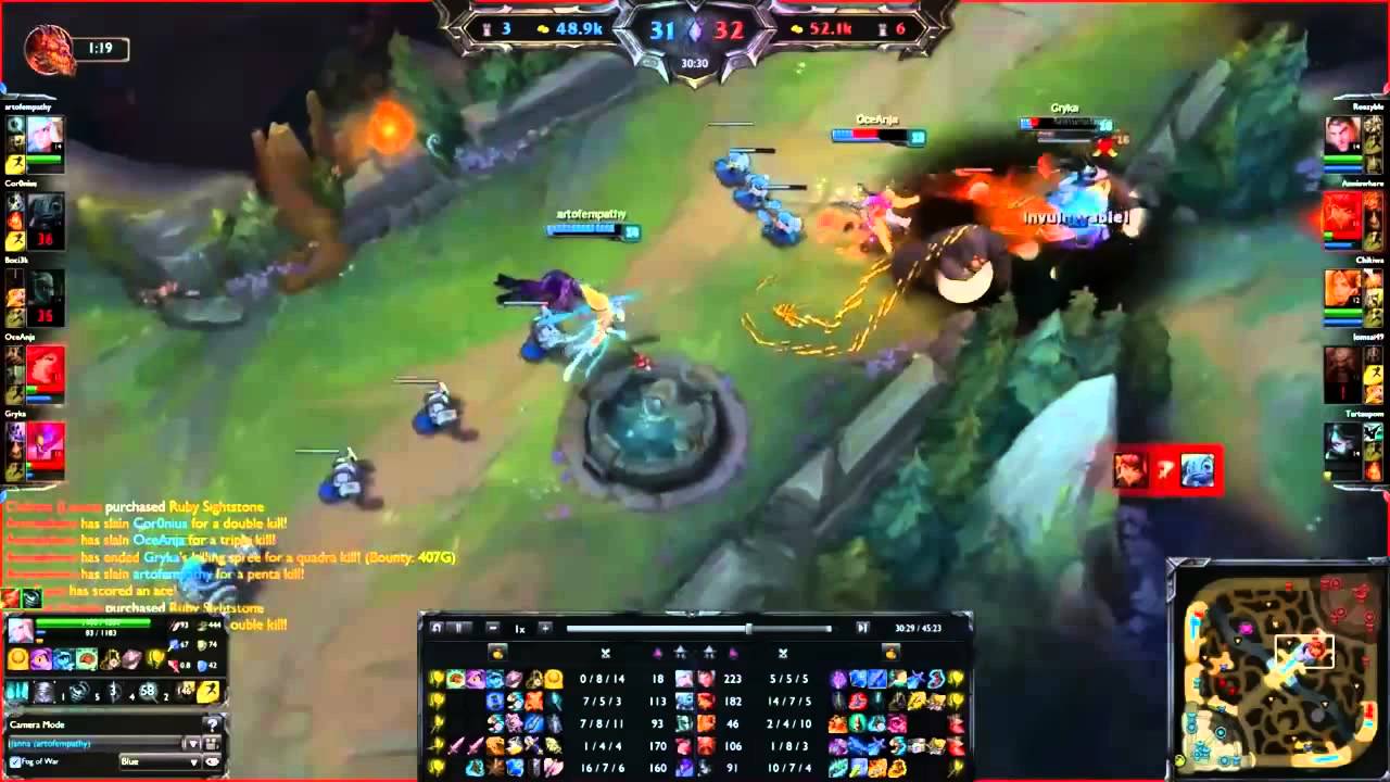 Top 5 Penta Kills - Ep. 19 (League of legends)