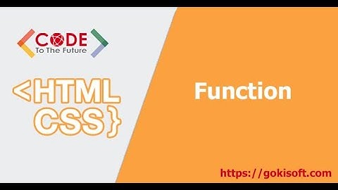 Phần 6 | Học lập trình html/css/javascript  - (function) | Khoá học lập trình Javascript