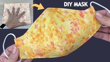 New Idea Mask! Diy Breathable Face Mask With Filter Pocket Pattern Easily By A Hand Sewing Tutorial