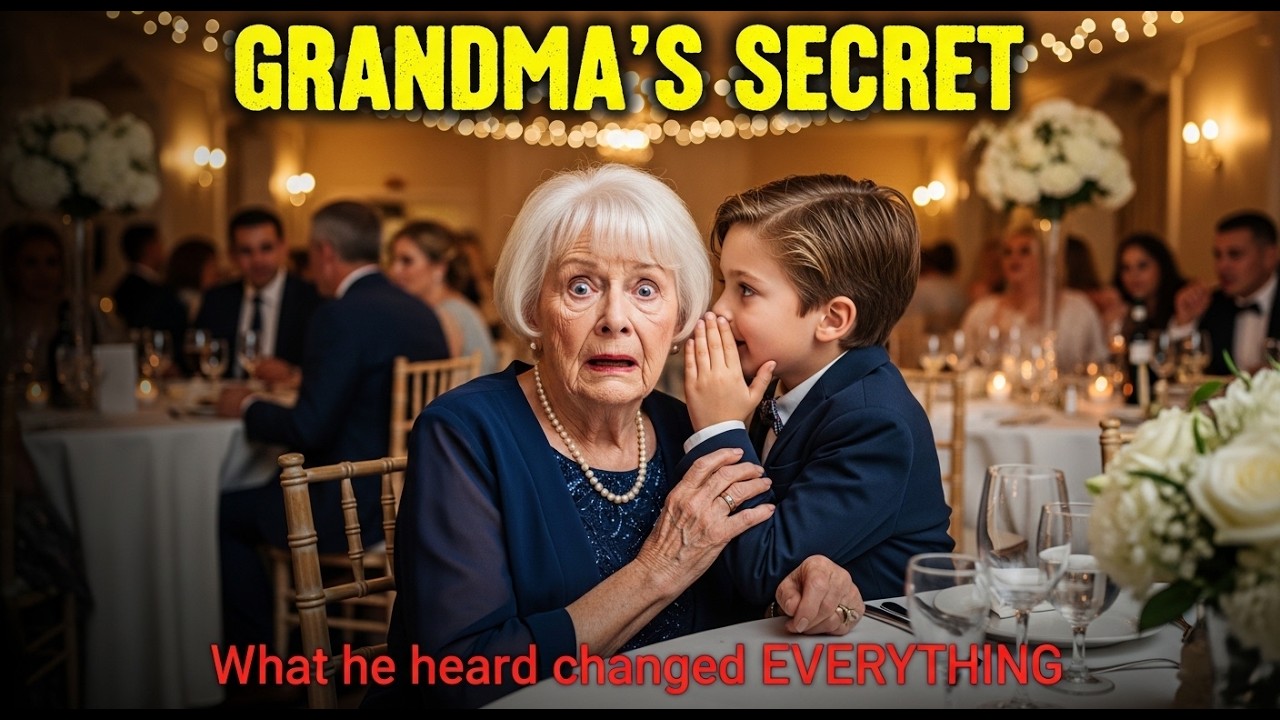 My grandson told me to look under the table at his father’s wedding…