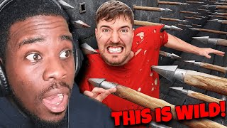 MrBeast World’s Deadliest Obstacle Course Reaction